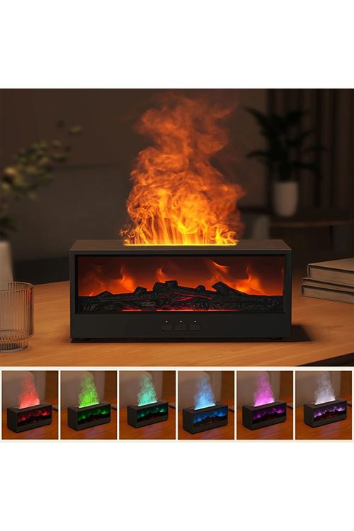 Şömine Görünümlü Alev Efektli Hava Nemlendirici