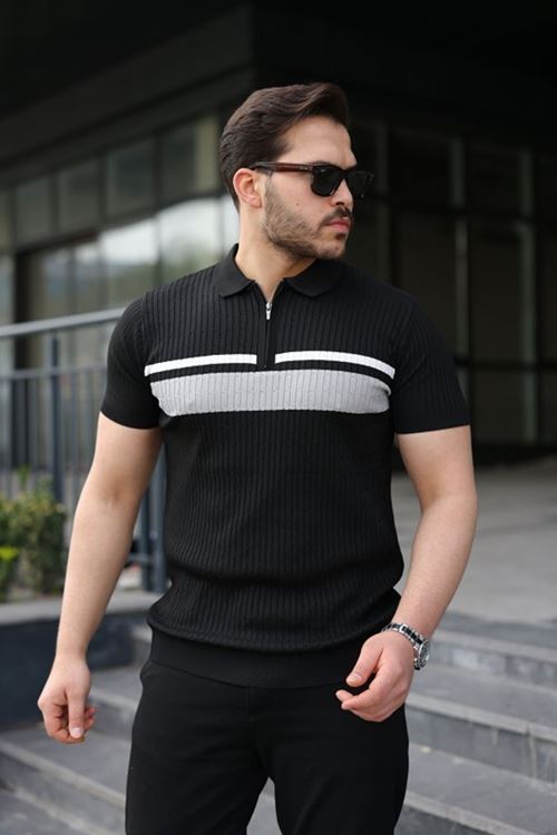 Kadın Kısa Kollu Tek Omuzu Açık Askı Toka Detaylı Viskon Bluz