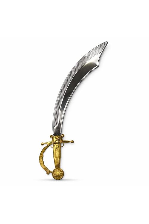 Parlak Metal Görünümlü Plastik Korsan Kılıcı - 45 cm