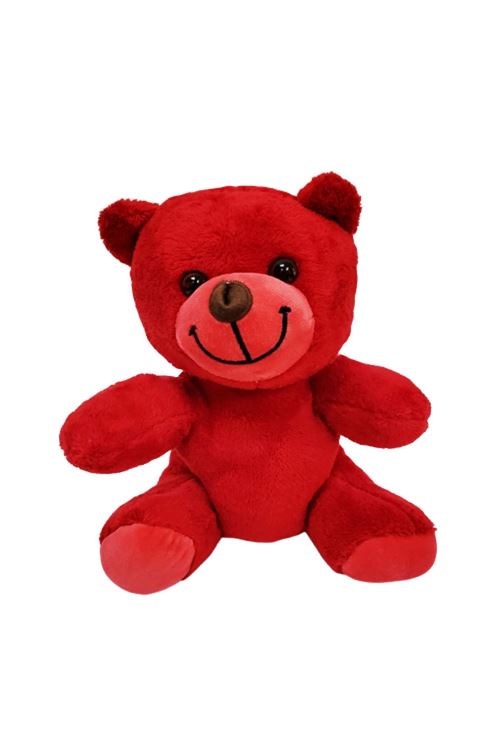 Kırmızı Peluş Oyuncak Ayıcık