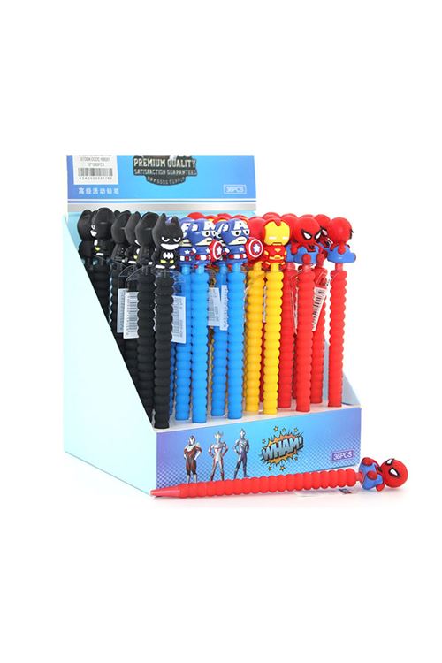 07 Uçlu Karışık Kahraman Figürlü Kalem