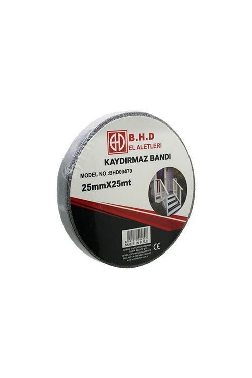Kaydırmaz Siyah Bant 25 mm X 25 mt
