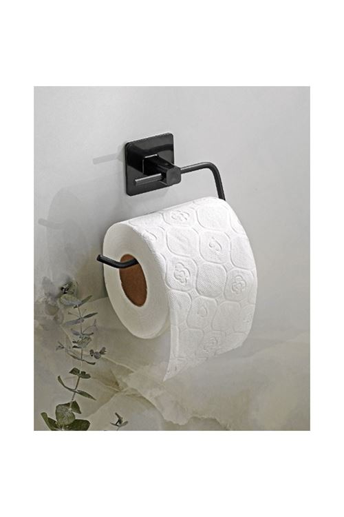 Metal Siyah Tuvalet Kağıtlığı