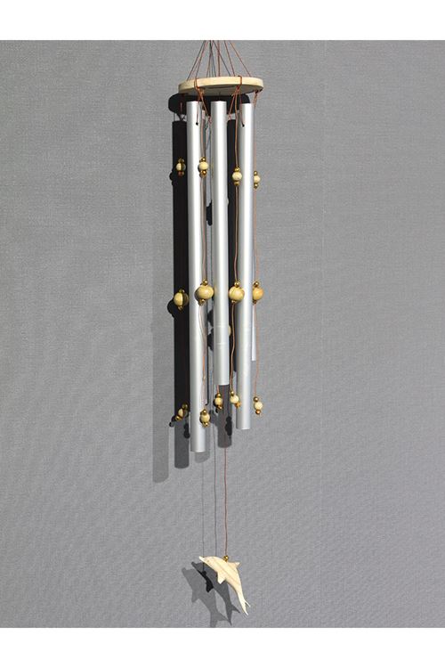 Boncuklu Metal Rüzgar Çanı Model 1