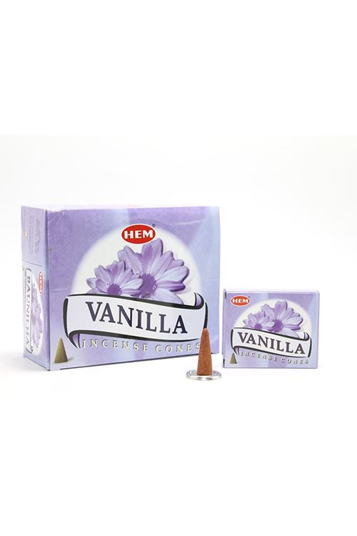 Vanilla Aromalı Konik Tütsü