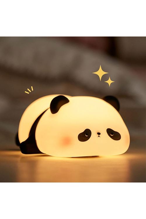 Panda Tasarımlı Renk Değiştirebilen Dokunmatik Gece Lambası