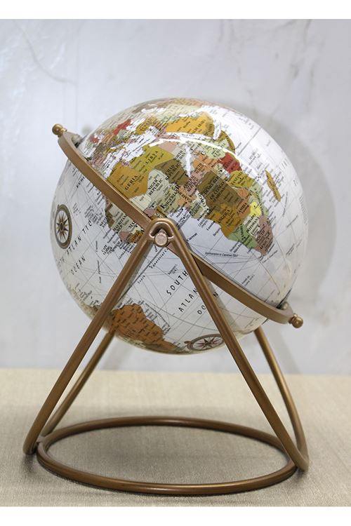 Dekoratif Metal Standlı Dünya Küre - Model 4