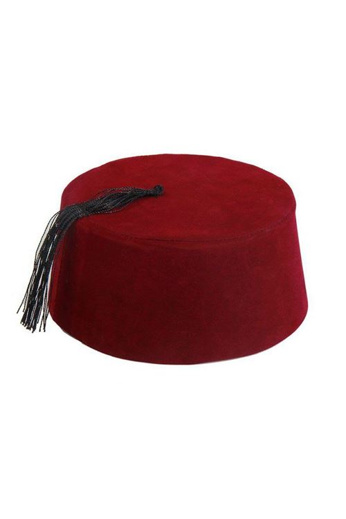 Bordo Renk Osmanlı Fesi 6 No 6-7 Yaş
