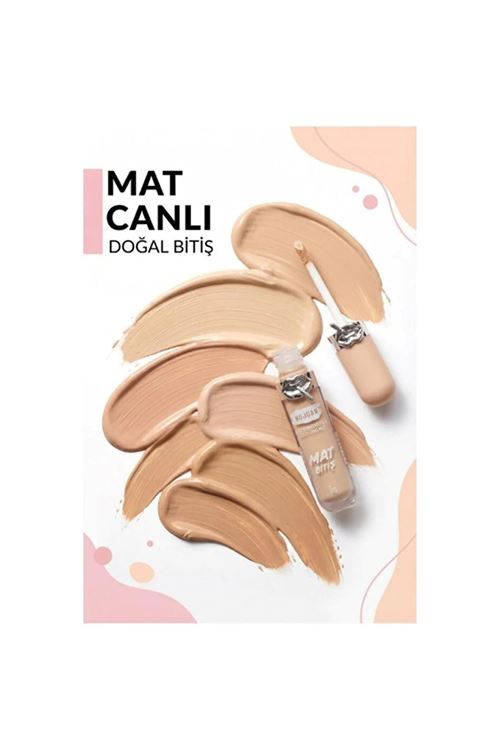 6'lı Mat Bitişli Fondöten Seti