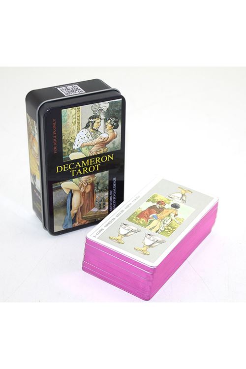 Metal Kutulu Tarot Kartı Decameron