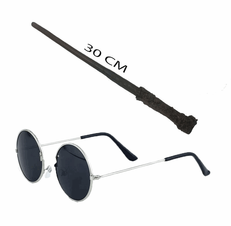 Harry Potter Asası ve Gözlüğü Seti