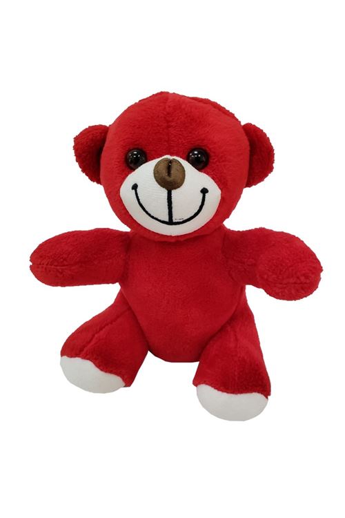 Sevimli Kırmızı Peluş Oyuncak Ayı