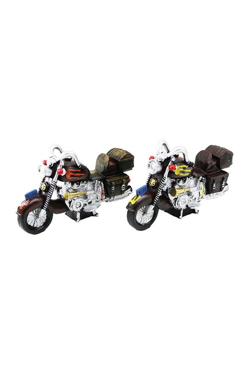 Motosiklet Tasarımlı Dekoratif Biblo - Kumbara Özellikli - Reçine Malzeme