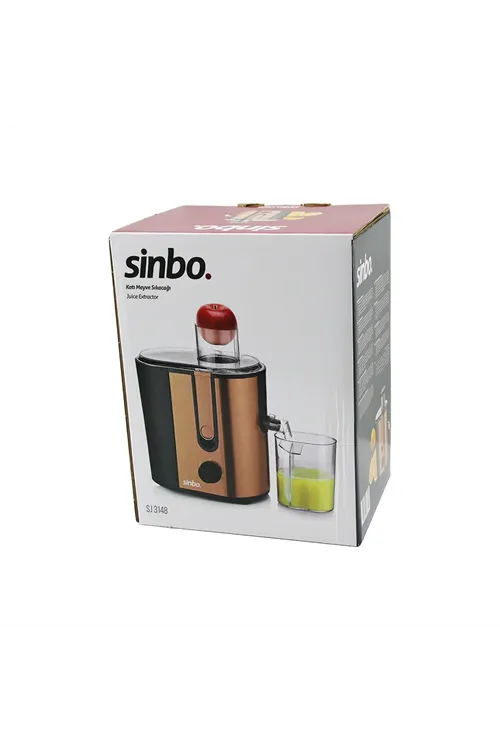Sinbo Katı Meyve Sıkacağı - Elektrikli - Rose Gold - 450 ml Meyve Suyu Haznesi