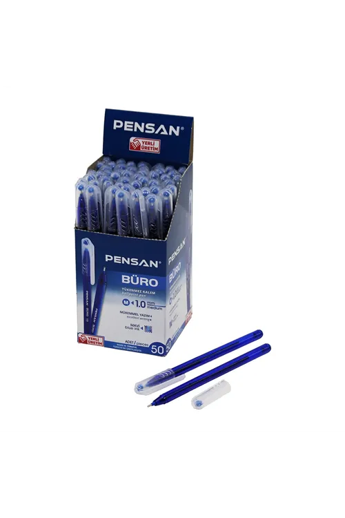 Tükenmez Kalem - Mavi Renk - 1.0 mm Medium Uç