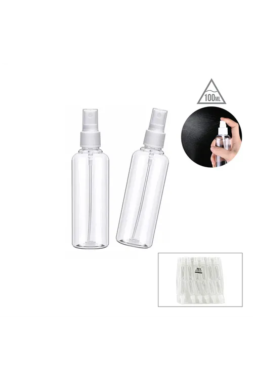 Boş Sprey Şişesi - 100 ml - Plastik - Şeffaf