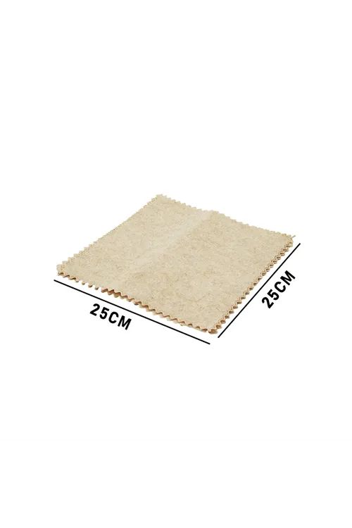 Saf Doğal Temizlik Bezi Seti - 3'lü Paket - Lif Kabak Özlü - 25x25 cm