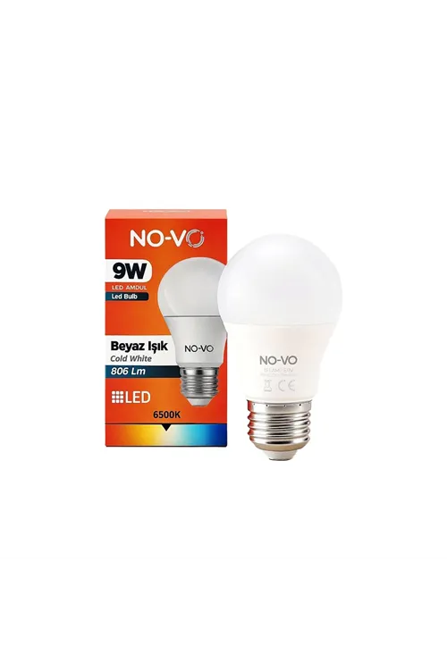 Beyaz Led Ampul - 9W - E27 Duy