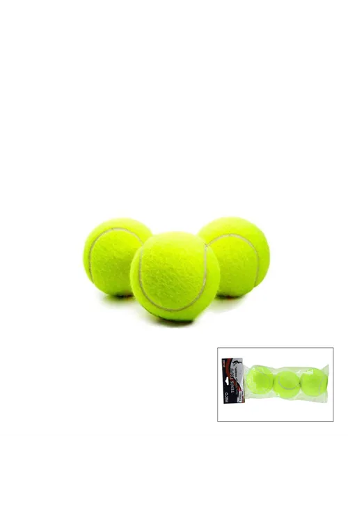 Tenis Topu Seti - 3'lü Paket - Dayanıklı Top
