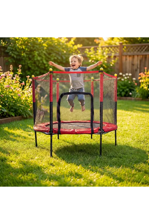 Fileli 140 cm Büyük Boy Trambolin