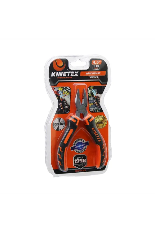 Mini Çelik Pense - 4.5 İnç - 115 mm - Yaylı