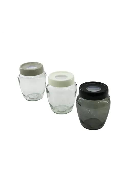Cam Kavanoz - 580 ml - Şeffaf