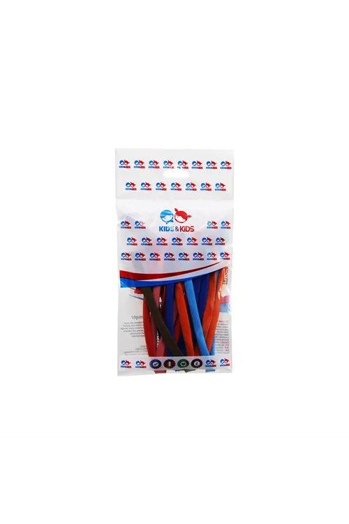 10'lu Sosis Balon - Renkli - Paketli