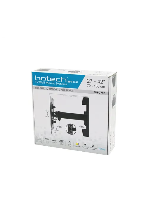 Hareketli TV Askı Aparatı - 27-42 İnç - 72-106 cm - LCD LED TV Uyumlu