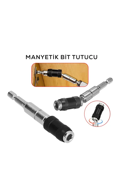 Manyetik Bit Tutucu - Mafsallı - Döner Başlık