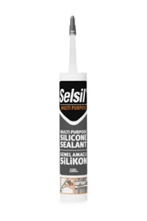 Siyah Universal Silikon - 280 gr - Dolgu Silikonu