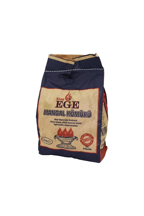 1.5 kg Mangal Kömürü - Çıra Hediyeli - Meşe Kömürü