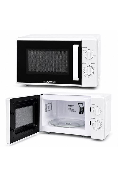 Beyaz Mikrodalga Fırın - Klasik Ön Panel - 20 Litre Kapasite