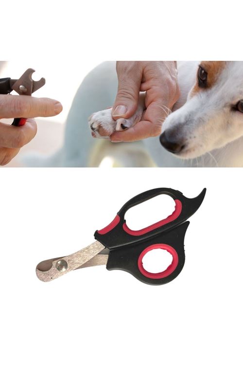 TBL DekorBüyük Irk Köpek Kedi Çelik Uçlu Evcil Hayvan Tırnak Makası Pati Bakım Aleti Ergonomik Kaymaz