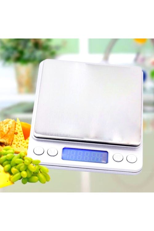 TBL Dekor® Elektronik 3 kg Kapasiteli Dijital Hassas Kantar Mutfak Tartısı Terazi