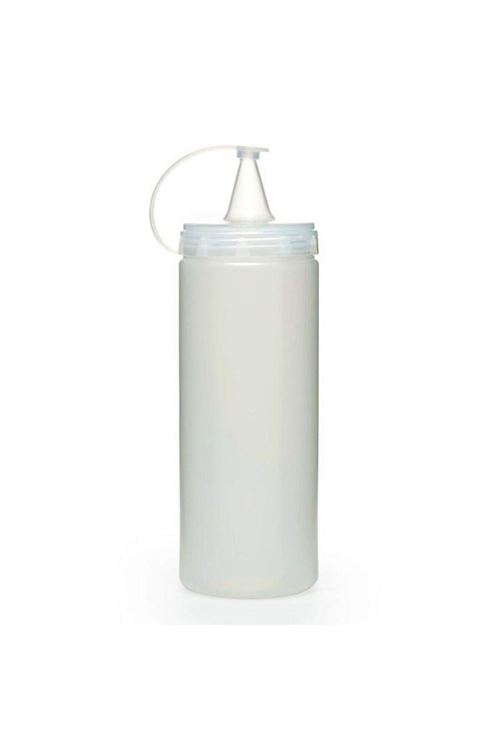 TBL Dekor® Şeffaf Kapaklı Sızdırmaz Yağlık Sosluk Şişesi Plastik Yağdanlık 400 ml AP-9028
