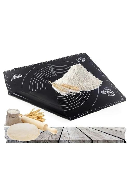 TBL Dekor® Silikon Çok Amaçlı Geniş Hamur Matı Hamur Açma Matı 40*50 cm