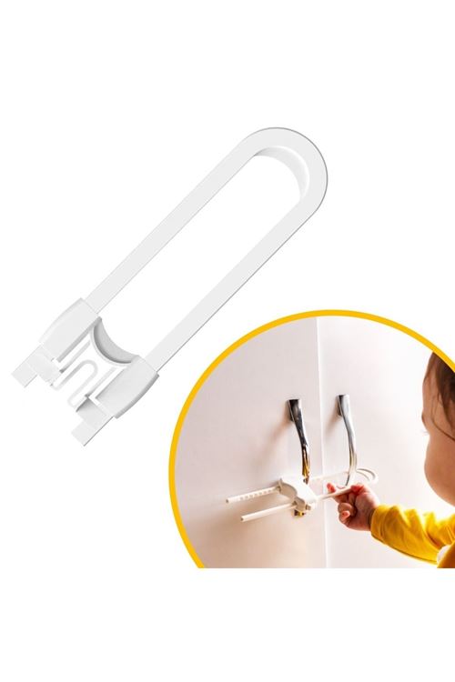 TBL Dekor® Bebek Çocuk Çekmece ve Dolap Koruma Raylı Güvenlik Sistemi Emniyet Kilidi
