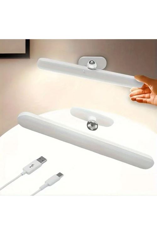 TBL Dekor® Dokunmatik USB İle Şarj Olabilen 27 cm Led Aydınlatma Makyaj Aynası Işığı