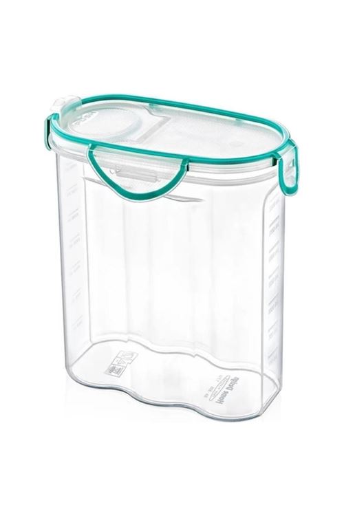 TBL Dekor® Kilitli Kapaklı Contalı Hava,Su Sıvı Geçirmez 2,4 Litre Erzak Saklama Kabı-SA590