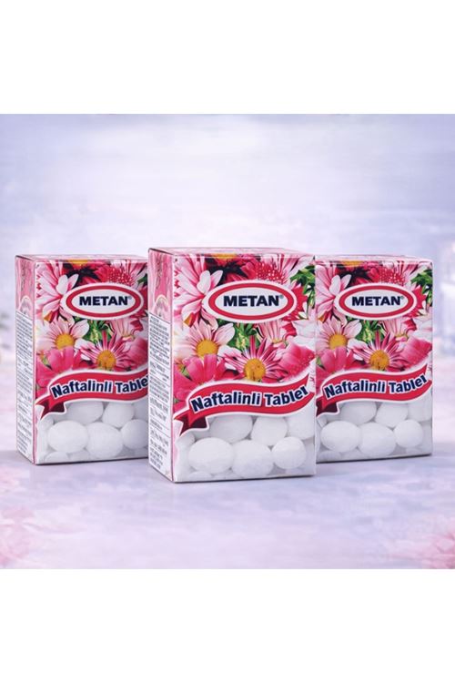 Naftalinli Tablet - Güve Kovucu - Dolap ve Çekmece Koruyucu