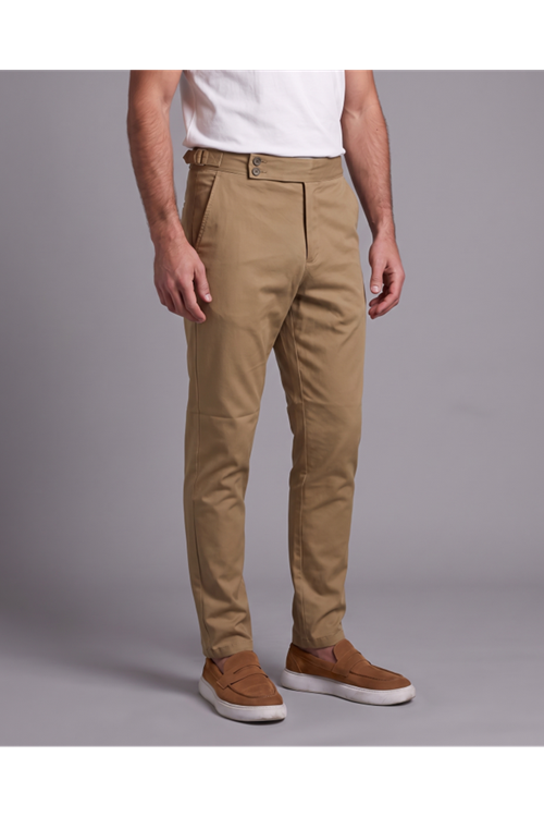 Erkek Toka Detaylı Kumaş Pantolon