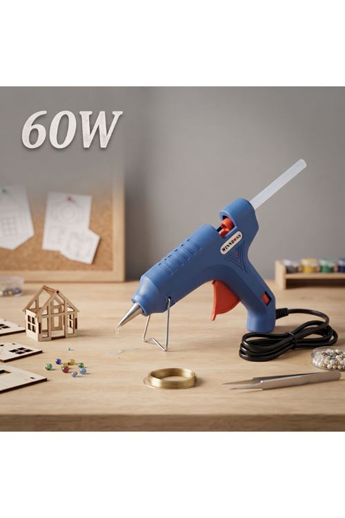 60W Sıcak Silikon Tabancası - Elektrikli - 11 mm Mum Silikon Uyumlu
