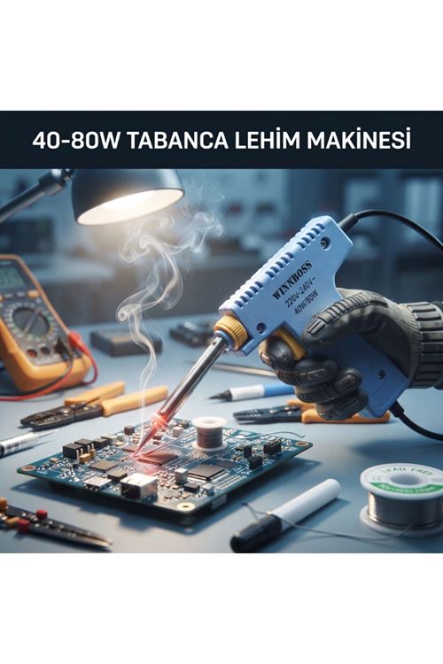 40-80W Tabanca Lehim Makinesi - Tabanca Havya