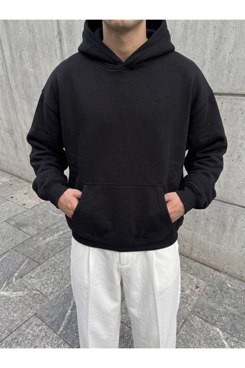 Erkek Kapüşonlu Sweatshirt