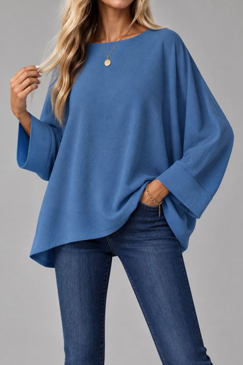 Oversize Yarasa Kol Bluz