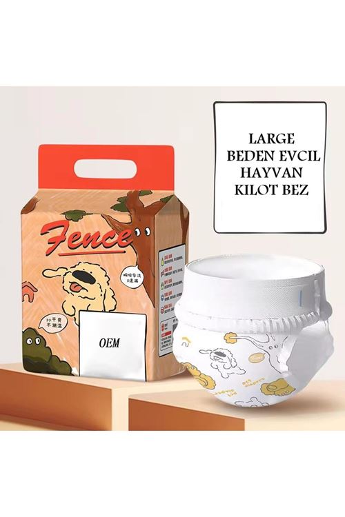 Large Beden Evcil Hayvan Kilot Bez - Ultra Emici - Hızlı Kuruyan