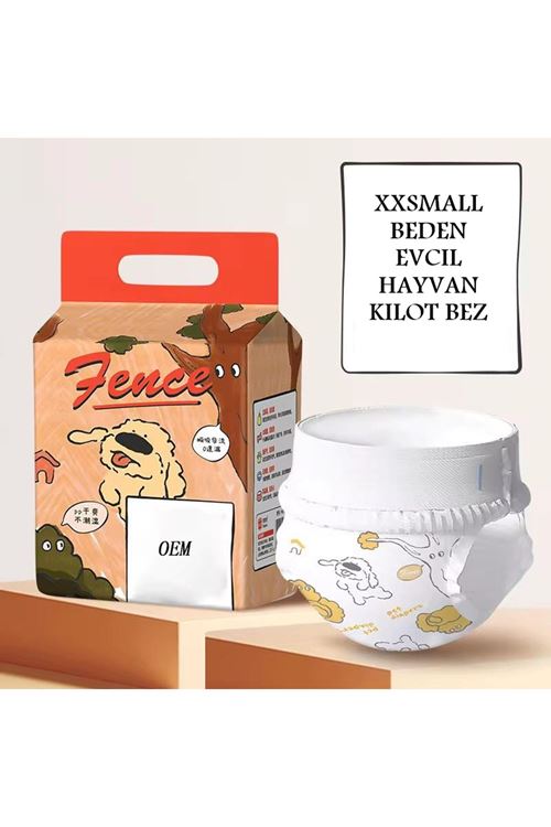 XXSmall Beden Evcil Hayvan Kilot Bez - Ultra Emici - Hızlı Kuruyan