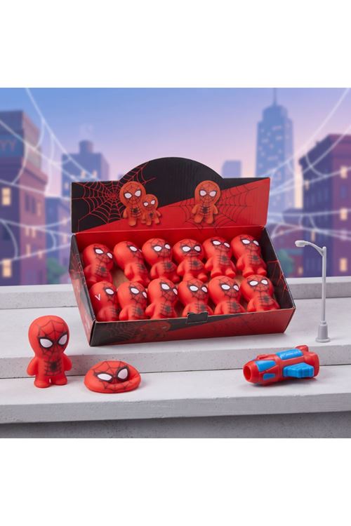 Spider-Man Squishy - 12'li Paket - Yumuşak Oyuncak