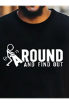 Erkek Around Baskılı Süprem T-shirt