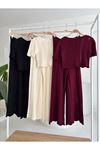 Triko Bluz Pantolon İkili Takım 10084-025